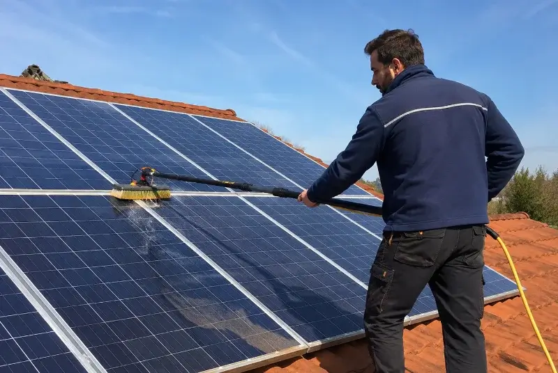 Nettoyage et entretien de panneaux solaires à Vendres