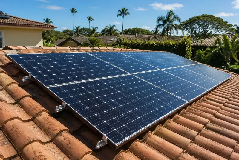 Installation de panneaux solaires à Vendres